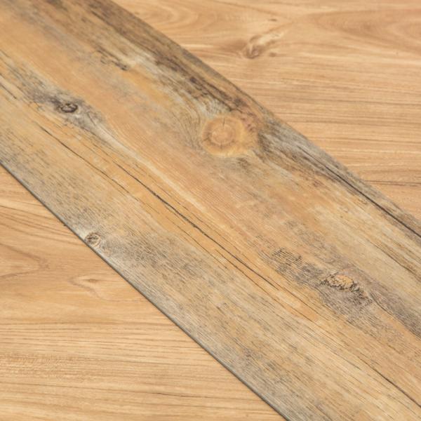 Deep Embossed Luxury Vinyl Wood Plank Pure PVC Distinctly Nortic Style CE Certificated