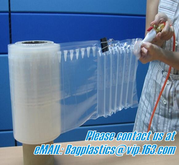 OEM/ODM China Plastic Bubble Cushion Wrap Air Bubble Film Packaging For Protective Air Column Pillow Air Cushion, bageas