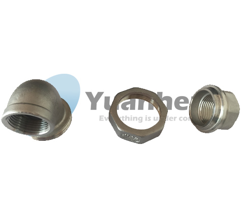 Astm Standard Stainless Steel Pipe Fitting Bpt Or Npt Threaded 2 Mpa Pressure Elbow Union