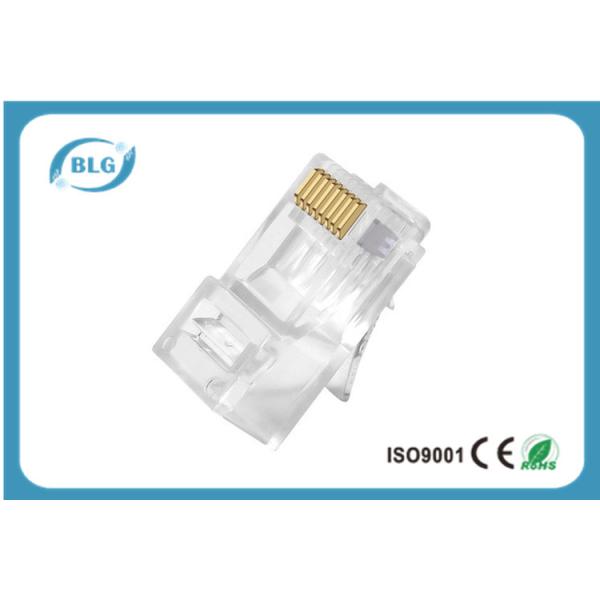 IEC Standard Network Cable Accessories Cat 5 Cable Connector Good Transmitting