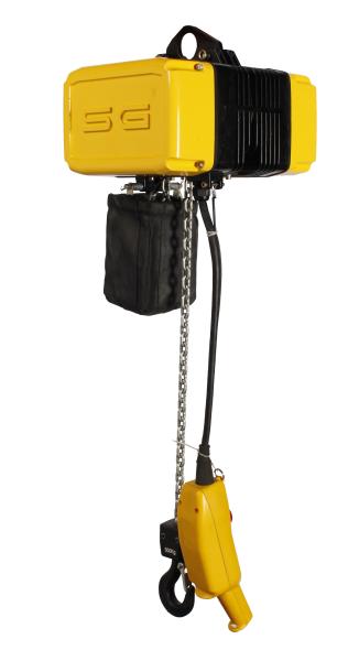 IP54 Waterproof 1 Ton Electric Chain Block 200kg - 1000kg With Double Speed Motor