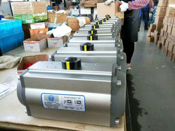 Single Acting Piston Actuator Control Valve Ball Valve Spring Slip