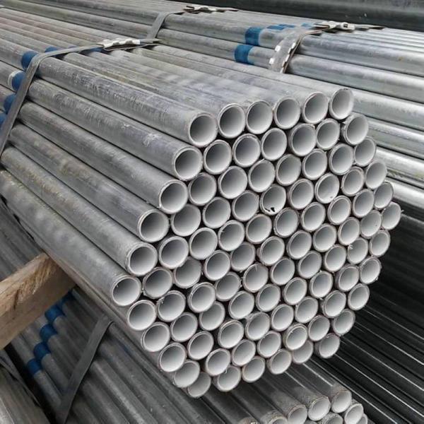 Tubulação de aço galvanizada mergulhada quente do círculo 1,5 polegadas 2 polegadas 2,5 polegadas