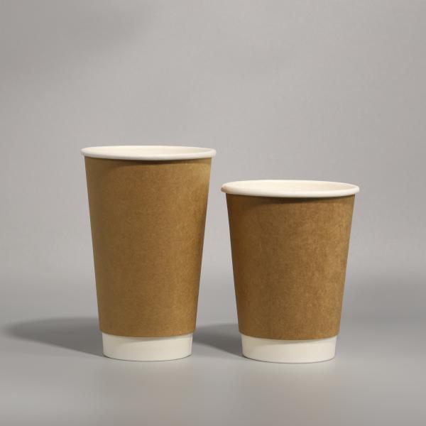 Logotipo personalizado Copo de papel ecológico à prova de vazamento Copo descartável com tampa de plástico