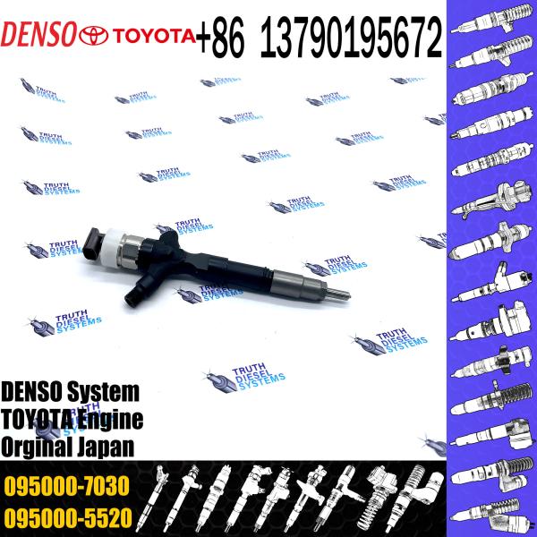 Hot sale Fuel Injector 23670-39145 Common Rail Injetor 095000-7040 095000-7030 for TOYOTA VIGO 1KD 2KD