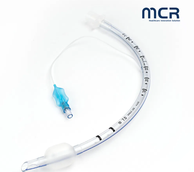 Color-coded Endotracheal Tube with Clear Size Identification for Respiratory Support