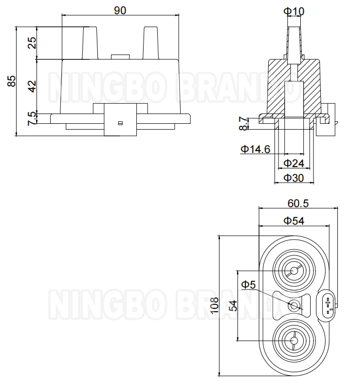 24VDC катушка для Буматика HiFlo Evolution Milk Pulsator