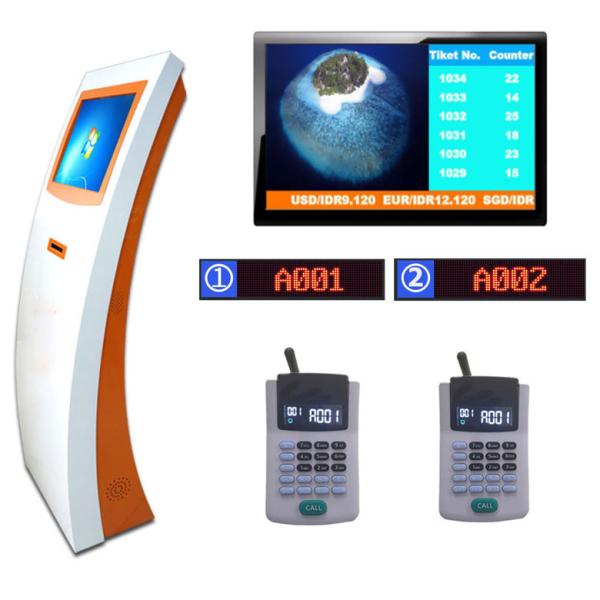 Bank/University Multiple Service Counter 17 Inch Bank Queue Ticketing Management System
