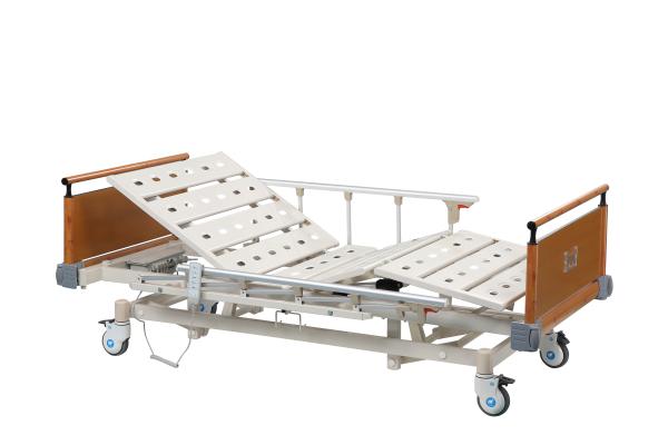 Adjustable Luxurious ICU Hospital Bed / Medical Patient Bed with Steel Bedboards