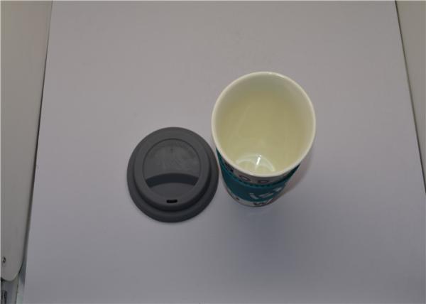 Customizable Colour Change Starbucks Ceramic Coffee Mug With Silicone Lid