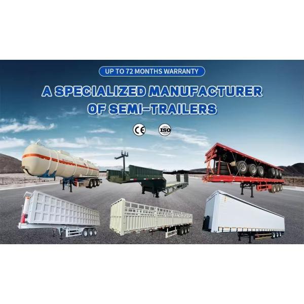 Flatbed 3 Axles 40FT Container Semi Trailer for Container Transportation