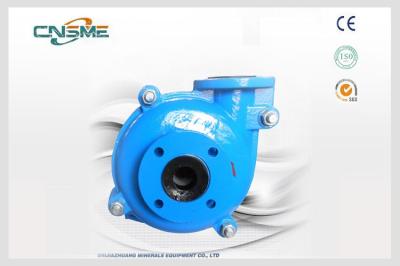 3 / 2  Rubber Lined Slurry Pumps Anti - Corrosion Mining Sand Slurry Pump