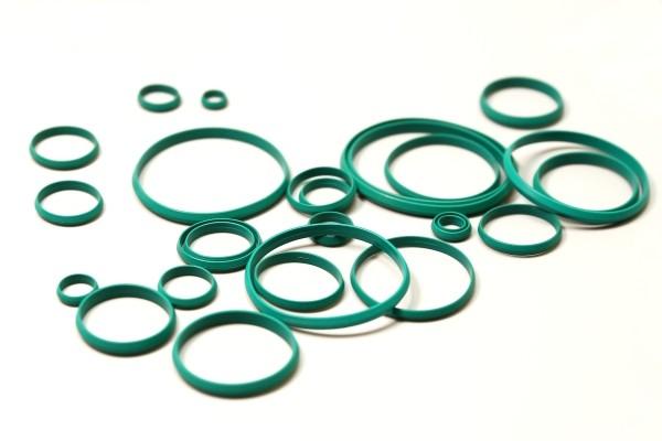 Material verde 80mpa dos selos de FKM Walform para a tubulação de aço hidráulica