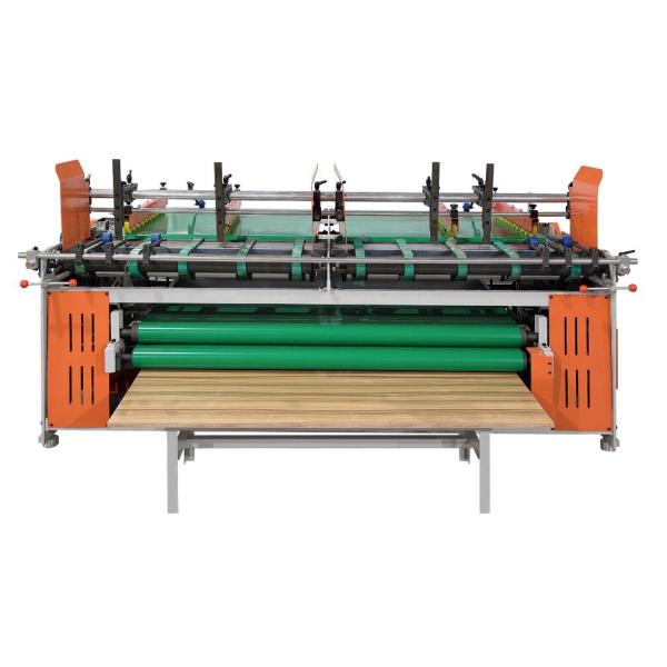 Semi Automatic Folder Gluer Machine /  irregular Carton Box Folding Machine 1000KG