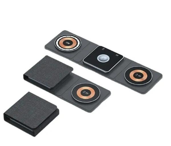 IPhone Foldable Magnetic Fast Wireless Charging Stand Portable And Versatile