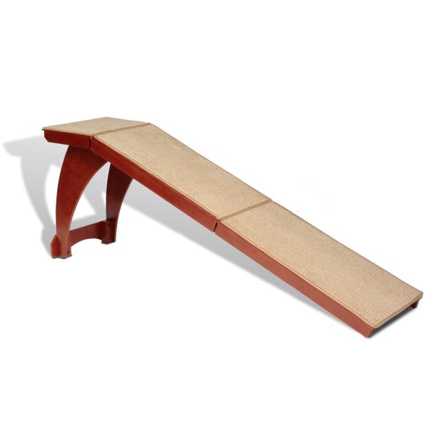 Solid Wood S L Bed Ramp For Dogs Cats 70 Inch Long No Slipping