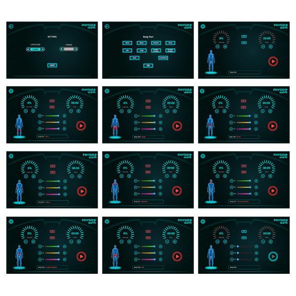 Machine de thérapie magnétique de bureau 1 Hz-100 Hz pour la réhabilitation du tendon d'Achille / ligament de la cheville