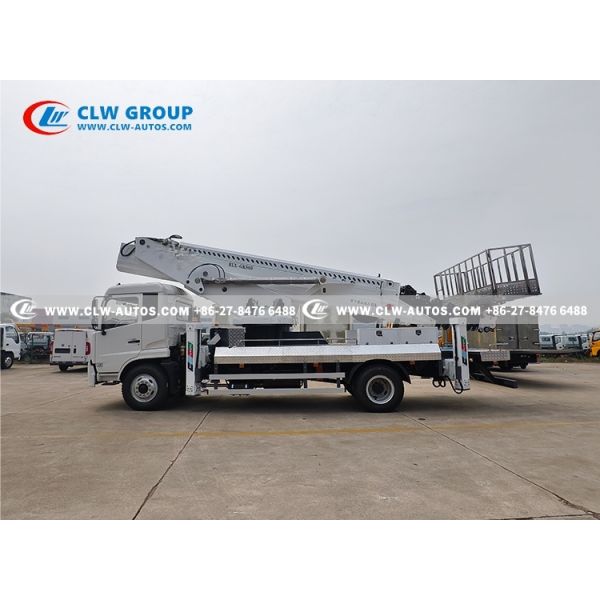 55m Telescopic Aerial Work Platform Truck With 400kg Bucket