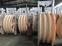 916 maestro empacotado Pulley Stringing Block do fio das rodas do grande diâmetro do milímetro polias