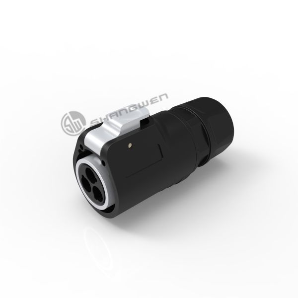 Outdoor Metal Material Card Buckle Type 3 Core Male Powercon Led Display Power Connectors