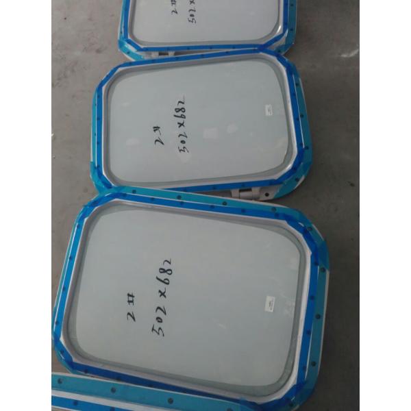 Окно морского пехотинца иллюминатора установки алюминиевого сплава скрепленное болтами оконной рамой морское