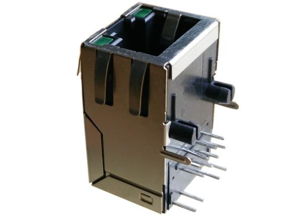 08B0-1X1T-03 Magnetic RJ45 Jack with integrated 10/100Mbps Lan Rj45 Female port