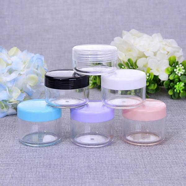 15g 30g 50g Plastic Acrylic Jars For Cosmetics Loose Powder Face Cream