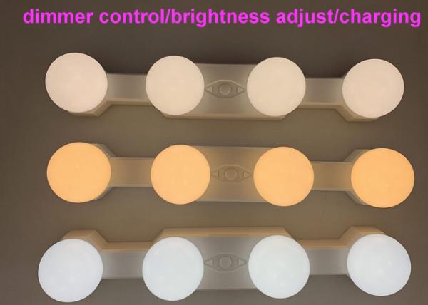 120 LM LED Vanity Light Bulbs , 4 Watt Makeup Light Bulbs With Suction Cup