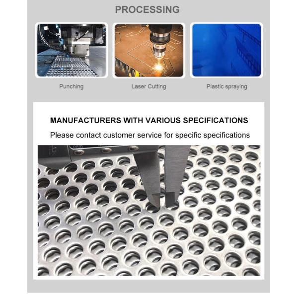 Perforated Panel Stainless Steel Mesh Discs Micron For Filter Elements
