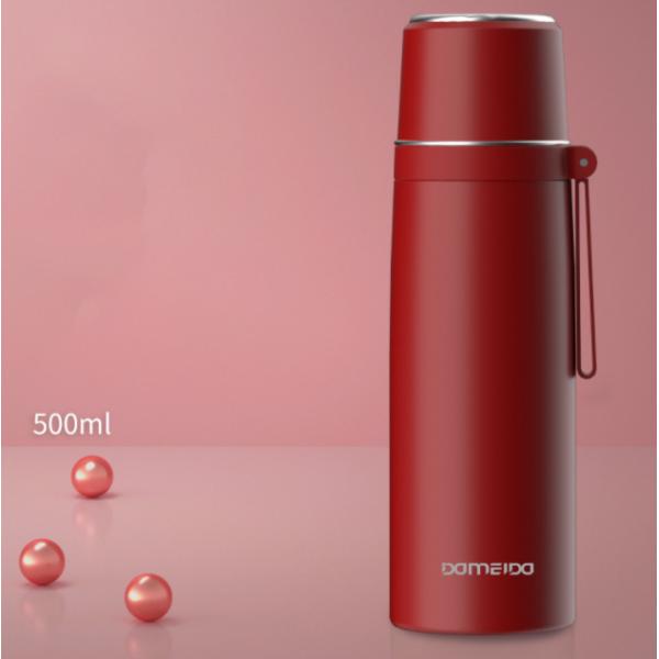 500ml Stainless Steel Water Bottle Portable Double-wall Insulated Water Cup for All