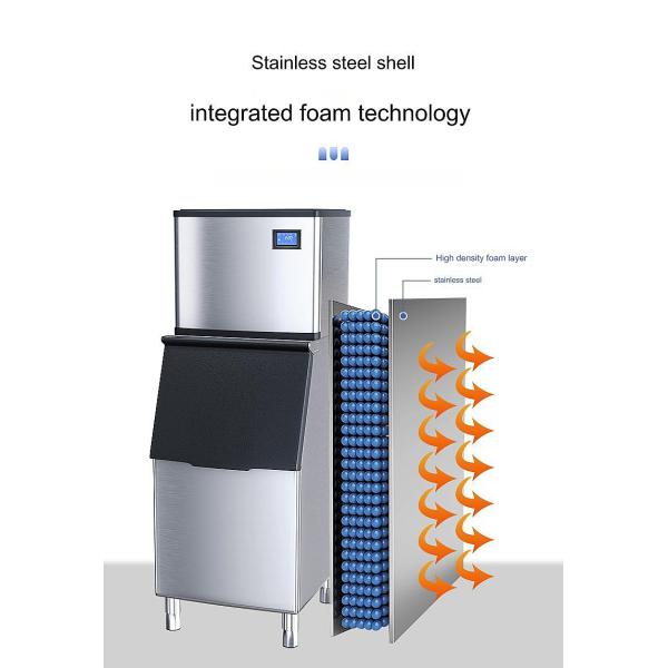 200W Automatic Ice Maker Vending Machine with Automatic Cleaning and Other Compressor
