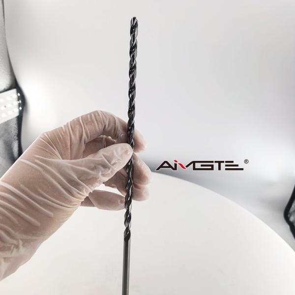 30D Carbide Deep Hole Drill Bit 6mm Long HRC60 For Steel Metal And CNC Machine
