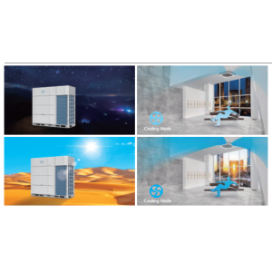Dependable VRF System Built for Facilities Where Climate Control Failure Is Not an Option Heavy-Duty VRF 8-96HP with 19-Sensor Monitoring and EVI Cold Weather Capability