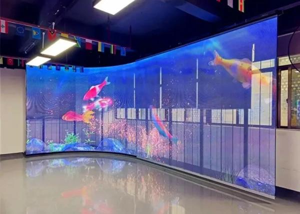 Shopping Mall Outdoor Full Color Waterproof P3.91-7.82 Mesh Transparent LED Screen
