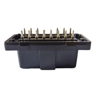 Em linha reta 16 corrosão da tomada masculina do conector J1962 do carro do Pin OBD anti
