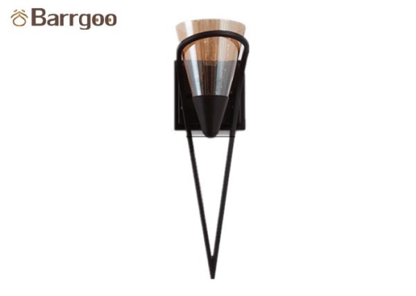 Durable Modern Iron Black Indoor LED Wall Lights Lamp For Bedroom Bedside
