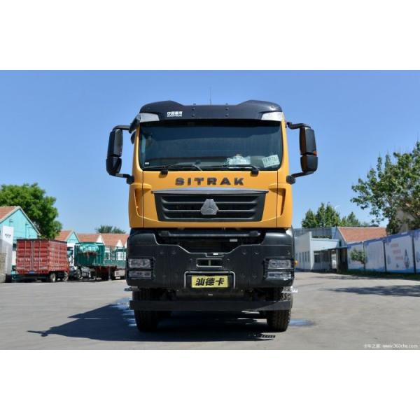 National Heavy Truck 8X4 375hp Dump Truck Shandeka SITRAK G7 Fuel Tank Capacity 0km