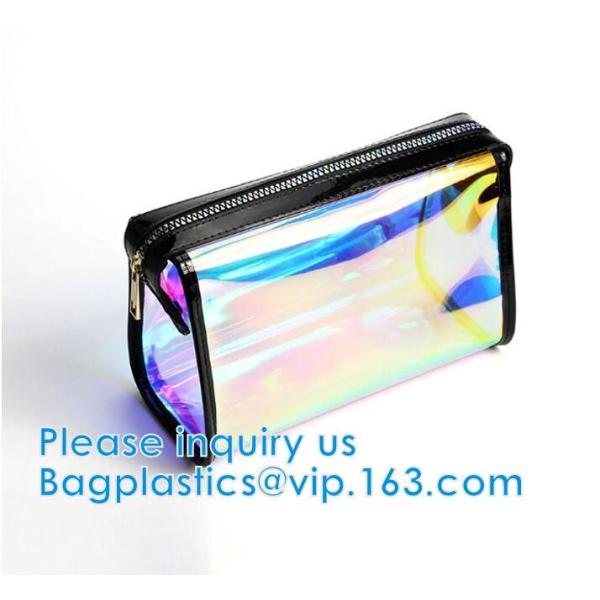 Makeup Cosmetic Bag Underwear Professional Makeup Bag Slider Closure Zip For Tower Clothing Slider Zipper Bag