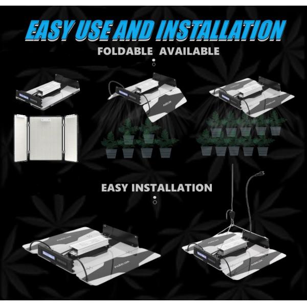 Оксфордская ткань 600D Mylar 80x80x160CM Растительная палатка Полный комплект Легкая установка