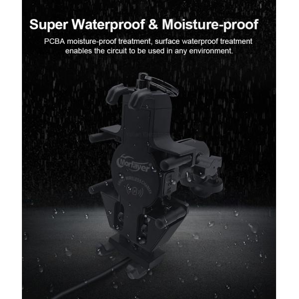 15W 5V 2.4A Motorcycle Wireless Charger Mount Waterproof