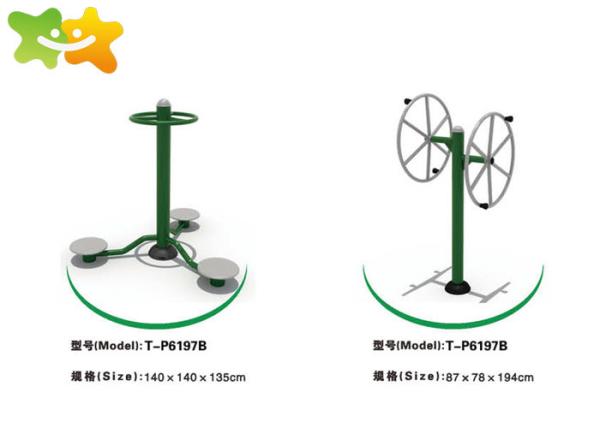 O equipamento exterior colorido do Gym impede a vida útil longa de dano malicioso