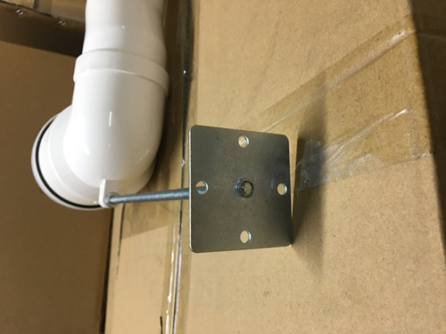 Manual Installation Toilet Drain Pipe Anti - Chemical Media With 9 Grid Cutting Assembly