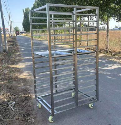 Stainless Steel Rack Tray Trolley 60 40 For Drying Baking With 24 30 32 Trays