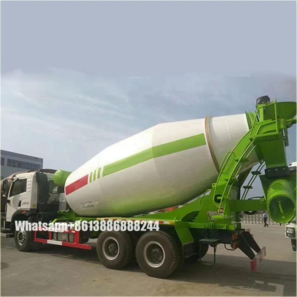 Three Axle  Faw  Cement Mixer Truck      Agitating Lorry