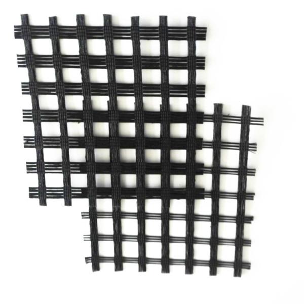 Bitumen Coating Road Paving Material Fiberglass Geogrid with Mesh Size 12.7*12.7mm