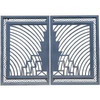 Puerta de pared de patio de estilo australiano con diseño abierto deslizante de tamaño personalizable