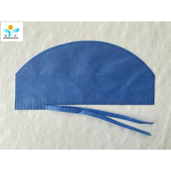 62x13cm Disposable Hair Net Cap , SMS Nonwoven Hair Scrub Caps