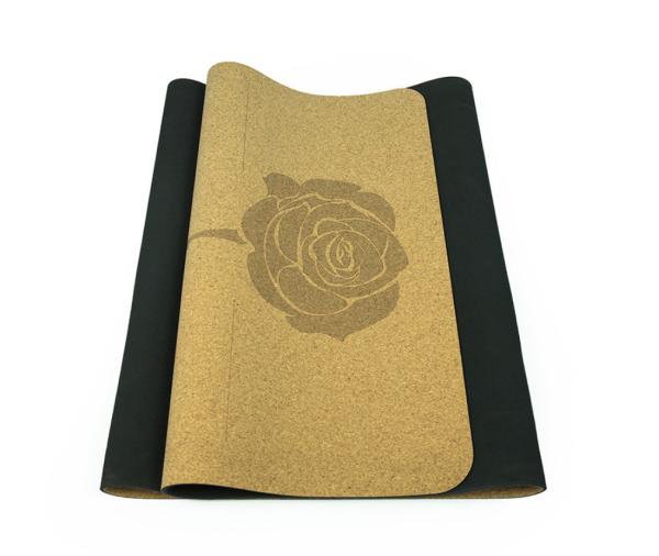 Cork Yoga Mat | Non-Toxic Unique Workout mat| Patterned Design Cork Yoga Mat | Fitness mat| Stay home workout mats