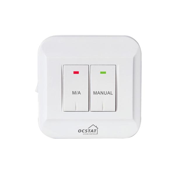 Riseem Simple Electronic Boiler Wireless Room Thermostat Green Back Light For HVAC System