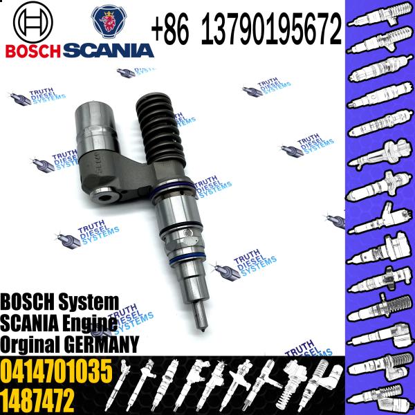 Injetor BOSCH 0414701035 0414701060 Combustível Diesel Unidade de bomba 0414701035 0414701060 1487472 para motor Scania 15.6